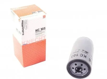 KC103 Фильтр топливный Fiat Punto 1.9 JTD 99-/Bravo 1.9 JTD 98-01 MAHLE / KNECHT подбор по vin на Brocar