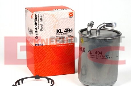 KL494 Фильтр топливный Skoda Fabia/Roomster/VW Polo 1.4/1.6TDI 05- MAHLE / KNECHT подбор по vin на Brocar