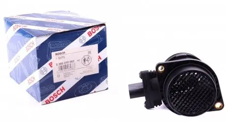 0280218063 Витратомір повітря Audi A6/VW Golf IV 1.8T 97-06 (замінено на 0280218340) BOSCH підбір по vin на Brocar