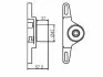 GT80500 Ролик натяжний FORD (пр-во GMB) GMB підбір по vin на Brocar