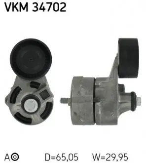 VKM34702 Ролик натяжний SKF підбір по vin на Brocar