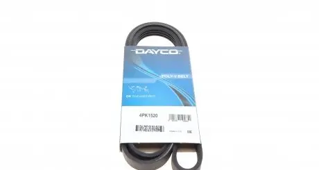 4PK1520 Ремінь генератора Ford Transit 2.5D -94 DAYCO підбір по vin на Brocar