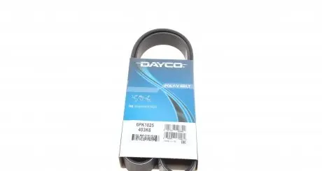 6PK1025 Ремень генератора Peugeot Boxer 2.5D/TD 94-02 (ALT,PS) DAYCO підбір по vin на Brocar