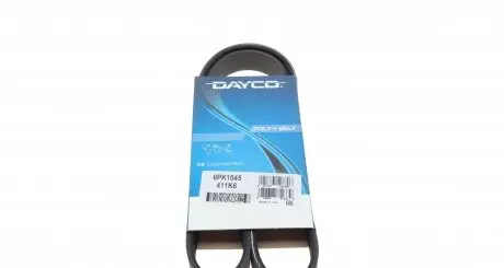 6PK1045 Ремінь генератора VW Golf III/Passat/T4 1.9D/TD (TP) DAYCO підбір по vin на Brocar