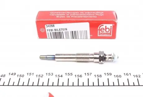 34268 Свеча накала Opel Combo 1.7D 94-01 (11V) FEBI BILSTEIN подбор по vin на Brocar