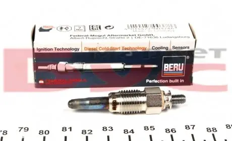 GN857 Свічка розжарювання VW/Audi 1.3-1.9-2.4D/TD (11V) BERU підбір по vin на Brocar