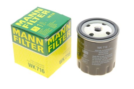 WK716 Фильтр топливный MB 123 (C123) 2.0-3.0D 75-96 OM616/617 MANN підбір по vin на Brocar