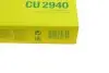CU2940 Фільтр салону Citroen C2/C3/C4/Peugeot 307/308 00- MANN підбір по vin на Brocar
