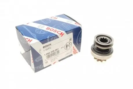1006209981 Бендикс стартера Toyota Yaris 1.4 VVTi 07- (z=9) BOSCH подбор по vin на Brocar