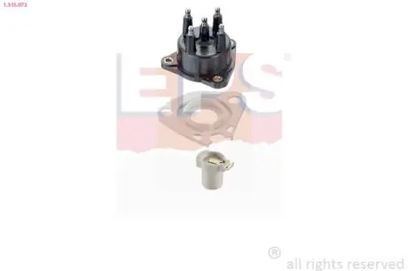 1315072 Кришка трамблера + бігунок Renault 19 1.7-1.8 88-96, 21 1.7 86-94, Clio 1.8/Rsi 91-98, Super 5 1.7/i 86-95 Volvo 440, 460, 480 1.6-2.0 86-96 EPS підбір по vin на Brocar