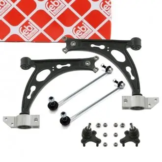 27076 Рычаг перед. ниж. лив. VW Golf V 04-06, Golf Plus 05-06, Jetta 06-, Touran 03-06, Caddy Audi A3 04-06 Seat Altea 04- Skoda Octavia 04- FEBI BILSTEIN підбір по vin на Brocar