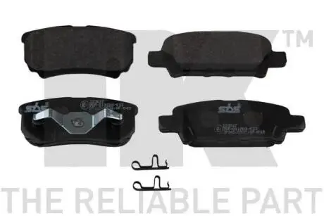 223027 Гальмівні колодки дискові зад. Citroen C4/ Jeep Compass, Patriot/ Mitsubishi Lancer, Outlander, Pajero/ Peugeot 4007 1.6-3.8V6 04.00- NK підбір по vin на Brocar