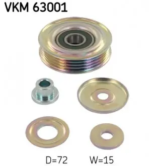 VKM63001 Ролик модуля натяжителя ремня SKF підбір по vin на Brocar
