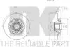 313738 Тормозной диск (Coated) с подшипником задний (249mmx9mm) Citroen C4 II, Ds4 Peugeot 308, 308 Sw 1.2-2.0D 09.07- NK підбір по vin на Brocar