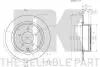 203083 Диск гальмівний зад. Citroen C4 Aircross Lancia Flavia Mitsubishi Asx, Outlander Ii Peugeot 4008 1.6-2.4 11.06- NK підбір по vin на Brocar