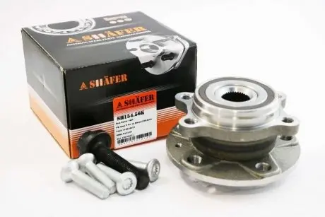 SH15456K Подшипник ступицы +монтажный к-кт Seat Altea VW Caddy III, Golf V, Touran Audi A3 1,6-2,0TDI, A3 quattro 03-04 SHAFER подбор по vin на Brocar
