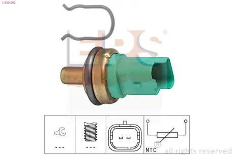 1830292 Датчик температури Citroen Berlingo, C3, C4// Fiat Scudo// Ford Focus II// Peugeot 307, 308 1.4-2.2Hdi 11.01- EPS підбір по vin на Brocar