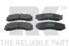 223018 Гальмівні колодки дискові перед. Mitsubishi Challenger/L400/Lancer Evolution/Montero Sport/Outlander/Pajero NK підбір по vin на Brocar