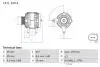 Генератор Audi TT 1.8T 98-06/Seat Alhambra,Cordoba,Ibiza III 1.9TDI/VW Golf IV 1.9TDI, T5, Sharan 1.9TDI 0 986 048 530