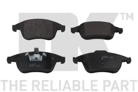 223962 Гальмівні колодки дискові перед. Renault Grand Scenic III/Laguna III/Latitude/Megane III 1.5/2.0/DCi 08- NK підбір по vin на Brocar