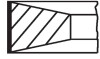 04005N2 Поршневі кільця 73.7mm (+0.50) (2.5x1x95x2.5) Citroen C1/C2/C3 II/Nemo/Peugeot 206/207/Bipper 1.4HDi 08- MAHLE / KNECHT підбір по vin на Brocar