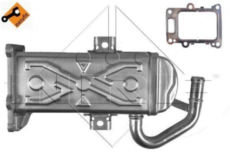 48113 Радиатор рециркуляции ОГ VW Caddy III 1.6 TDI 10-15 снят с произв NRF підбір по vin на Brocar