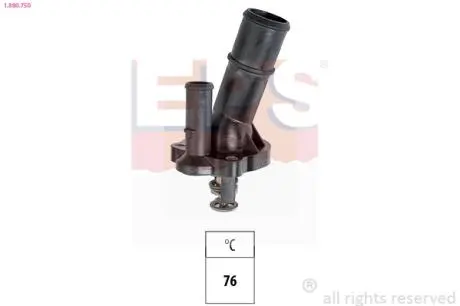 1880750 Термостат Ford Mondeo V 2.0 EcoBoost 14-/Focus III 2.0ST 12-/Mazda 3/5 1.8/2.0 05- (82°C) EPS підбір по vin на Brocar
