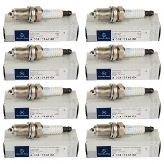 0031596803 FR8DE + 6 свеча зажигания Plus Fiat Doblo 01-/Jeep Cherokee/Mazda 626/MB (S202) 96-/Renault 19 92- MERCEDES подбор по vin на Brocar