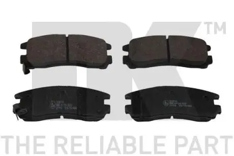 223016 Колодки гальмівні (задні) Mitsubishi Pajero 1.8/2.0 GDI 99-07 NK підбір по vin на Brocar