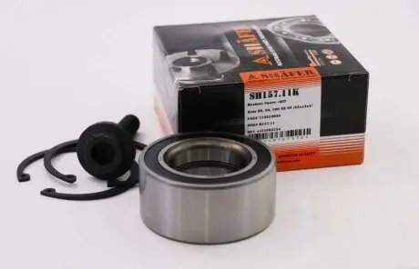 SH15711K Підшипник ступиці перед. + монтажний к-кт Audi 80 2,6/2,8 91-93, 100 08.84-11.90 VW Pasat 85-01 SHAFER підбір по vin на Brocar