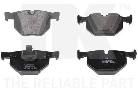 221538 Тормозные колодки дисковые зад. BMW 3 (E90, E91, E92),X1 (E84) 2.0-3.0 05- /X5 (E70) 3.0d 08- NK подбор по vin на Brocar