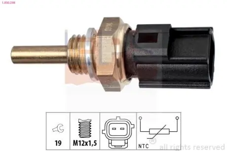 1830298 Датчик температури води Lexus IS 300 01-05/LS 400/430 97-06/Toyota Land Cruiser 100 4.7 98- EPS підбір по vin на Brocar