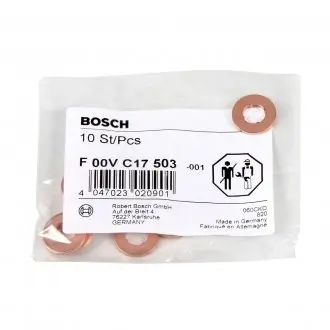 F00VC17503 Шайба под форсунку Fiat Doblo 1.3D Multijet/MB Sprinter CDI OM611 / 612 / 646 BOSCH подбор по vin на Brocar