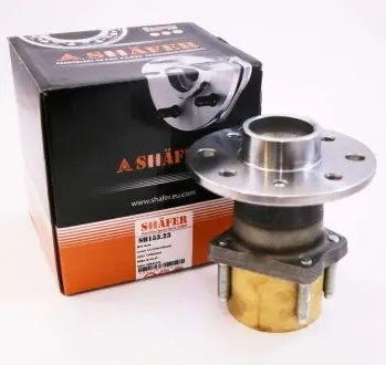 SH15323 Ступиця (підшипник) зад. Opel Astra F, G, Combo C, Vectra A, B, Lanos 1.6 (+ABS) (4 болта) SHAFER підбір по vin на Brocar