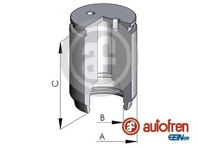 D02545 Поршень гальмівного супорта задн. Renault 21, Laguna 01-, Safrane 92-00 (Brembo 36x50,9) AUTOFREN підбір по vin на Brocar