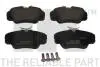 223611 Тормозные колодки дисковые перед. Opel Omega/Senator/Omega/Carlton/Senator/Catera (87-03) NK підбір по vin на Brocar