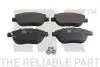 223636 К-кт перед. тормозов. колодок со звуковым сигнализатором Fiat 500L/Opel Corsa D 1.3Cdti 06- NK підбір по vin на Brocar
