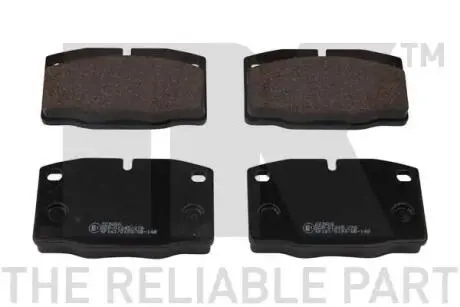 223606 К-кт перед. гальм. колодка Daewoo Lanos/Nexia/Opel Ascona/Corsa/Kadett/Omega/Vectra A NK підбір по vin на Brocar