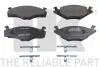 229969 Тормозные колодки передние (19.7mm) Seat Ibiza; Golf/Jetta/Passat 8/83-(несим-е) NK підбір по vin на Brocar