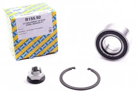 R15592 Підшипник маточини (передньої) Renault Megane III/Scenic III 09- (45x83x39) (+ABS) SNR NTN підбір по vin на Brocar