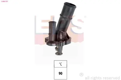 1880751 Термостат Ford Focus, Mondeo, Galaxy, C-Max, Volvo C30, S40, V50, V70 1.8-2.0, 03- EPS підбір по vin на Brocar