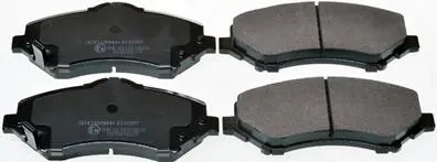 B110987 Тормозные колодки перед. Dodge Nitro 4.0 V6, 2.8 CRD 08-/Jeep Cherokee 2.8 CRD 08- DENCKERMANN подбор по vin на Brocar