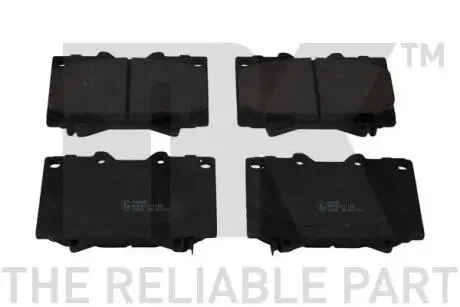 224548 Тормозные колодки передние Toyota Land Cruiser 100 4.2TDI, 4.7 32V 98- NK подбор по vin на Brocar