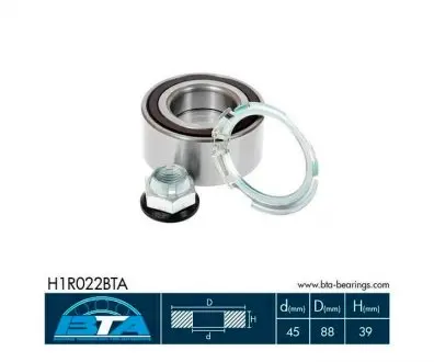 H1R022BTA Підшипник колеса,комплект BTA підбір по vin на Brocar