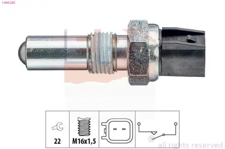 1860283 Датчик заднього ходу Ford Fiesta, C-Max,Focus II,Fusion,Mondeo IV 1.25-2.5 01- EPS підбір по vin на Brocar