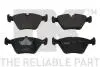 221508 Тормозные колодки передние (20.3mm) BMW 5-я серия 88-; 7-я серия 86- (ATE) NK підбір по vin на Brocar