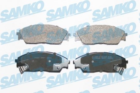 5SP071 Тормозные колодки перед. дисковые Honda Civic/Civic CRX/Civic Shuttle/Prelude SAMKO подбор по vin на Brocar