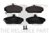 Гальмівні колодки перед. дискові Honda Civic/Civic CRX/Civic Shuttle/Prelude 224009