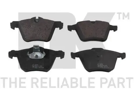 222570 Тормозные колодки дисковые перед. Ford Galaxy 06-, Mondeo 07-,Volvo S80,V70 NK підбір по vin на Brocar