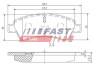 FT29519 Колодки Тормозные Перед Без Датчика FAST підбір по vin на Brocar